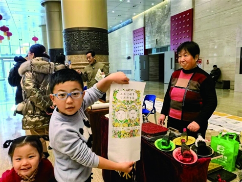 木版年画展示展演 受访者供图